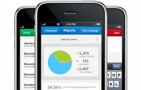 View your email reports on your mobile phone