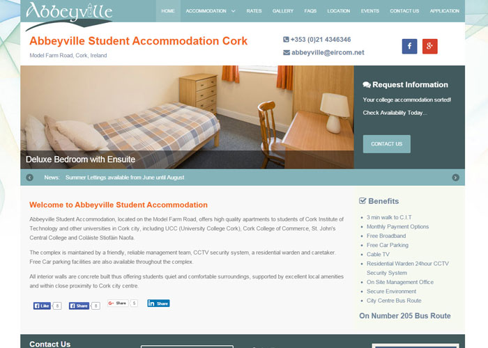 Cork website design